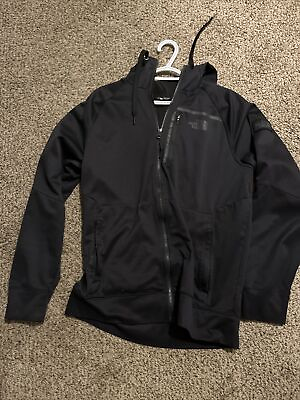 #ad North face Zip Up Black Large $32.00