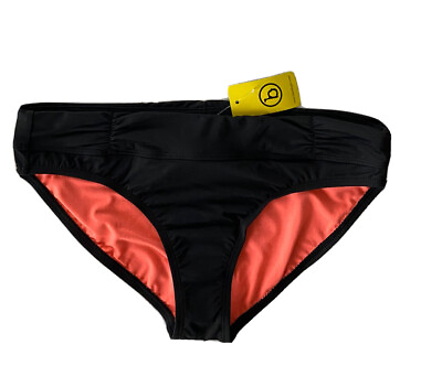 #ad Women’s Black Full Bikini Swim Bottom XL New Swimwear $9.99