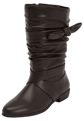 #ad Comfortview Women#x27;s Wide Width The Heather Wide Calf Boot $60.46