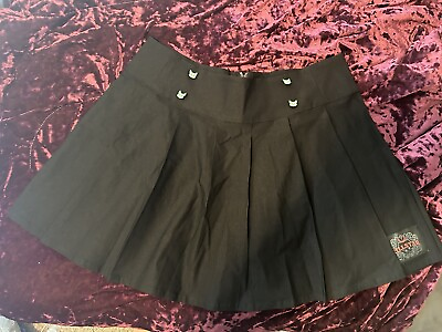 #ad Killstar Plus Size Skirt Lil Vampurr Pleated Skirt $35.00