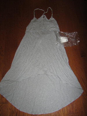 #ad S VICTORIA#x27;S SECRET ❤️STRAP SUMMER BEACH TUNIC SWIM SUIT COVER UP DRESS HIGH LOW $32.99