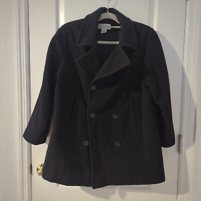 #ad Preston amp; York Coat Jacket Wool Black Dillards Petticoat Plus Size Women#x27;s 14 $27.90