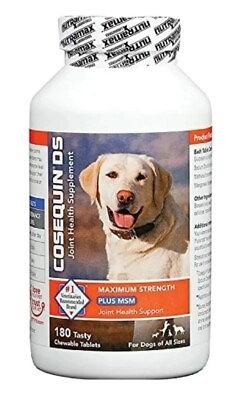#ad Cosequin MSM Joint Health Supplement for Dogs 180 Chewable Tablets $36.99