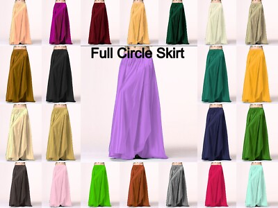 Flared skirt Full Circle skirts 7 8 Yard Skirts Belly Dance Fold over Skirt S69 $39.35