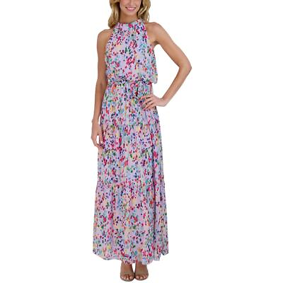 #ad Julia Jordan Womens Chiffon Long Party Maxi Dress BHFO 7183 $27.80