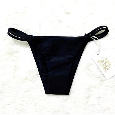 #ad #ad NWT Joues de Sable Taylor Bikini Bottom in Noir Women#x27;s Sz XS $35.00