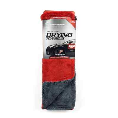 Platinum Series Twisted Terry Super Absorbent Car Drying Cleaning Towel 2pk $24.99