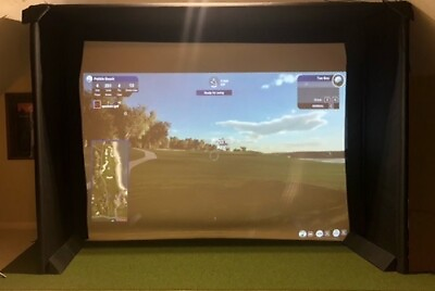 #ad Golf Simulator Enclosure DIY MAX SERIES 2024 **PADDED*** POLY SPACER SCREEN $1464.00