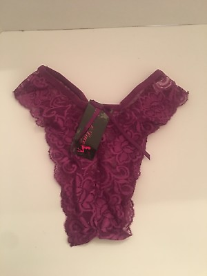 #ad Ladies Purple Lace Bikini Panties $2.70