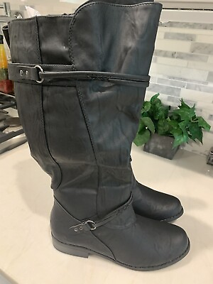 #ad #ad New Journee Collection Harley Tall Boots Women#x27;s Size 9.5 Xtra Wide Calf $60.00