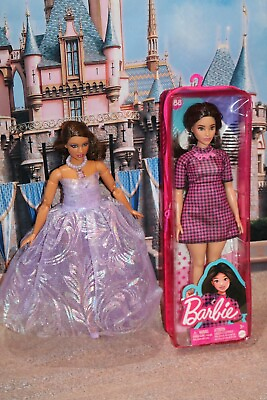 #ad Barbie curvy fashionistas 188 plus Extra DRESS fits to looks made to move.1 doll $29.00