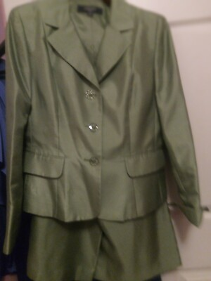 #ad women two piece skirt jacket suit three button in front nice for any occasion $40.00