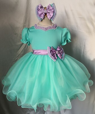 #ad Jenniferwu Newborn Baby Girl Dress Flower Tutu Princess Handmade Beaded Dresses $62.10