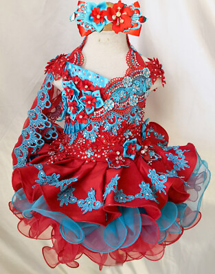 #ad Jenniferwu Pageant Party Princess Birthday Dresses Tulle Tutu Dress for Girls $106.20