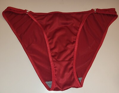 #ad Plus Size Red String Bikini Panties 1X $25.00