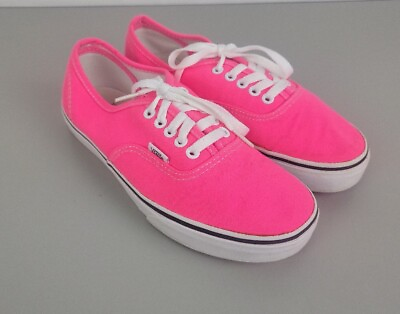Vans Hot Pink Sneakers Shoes. Mens 6.5 Womens 8 Unisex Shoes $24.77