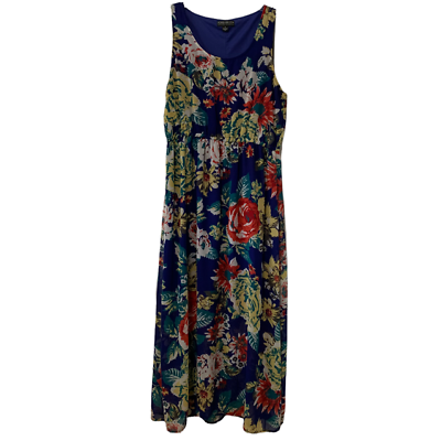 #ad #ad Forever 21 Plus Floral Maxi Dress 1X $25.99