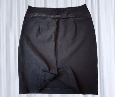 #ad Z Byer Black Pencil Skirt Stretch Womens XL $9.89