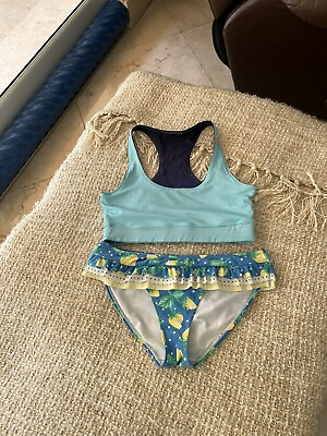 #ad two piece swimsuit For Young Girls $14.00