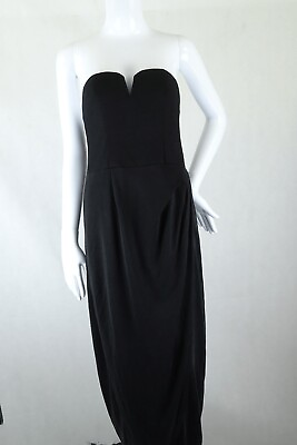Isla Strapless Black Maxi Dress S by Reluv Clothing AU $55.00