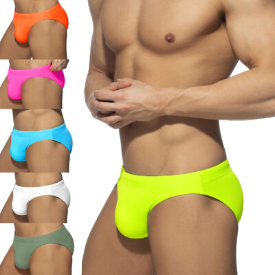 #ad Sexy Mens Swim Briefs Bikini Swimsuit Swimming Pants Swimwear Beach Bikini $9.99