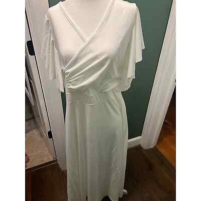 White long flowy dress $25.00