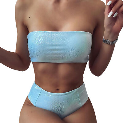 #ad Bikini Swimsuit Shrink resistant Breathable Push Up Bikini Swimsuit 6 Colors $16.53