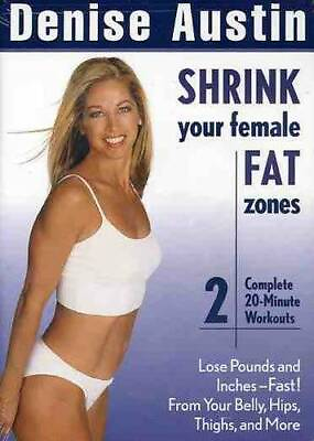 Shrink Your Female Fat Zones DVD By Denise Austin VERY GOOD $4.14