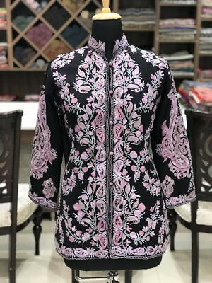 #ad Jacket with Paisley Vine Pattern Embroidery $168.00