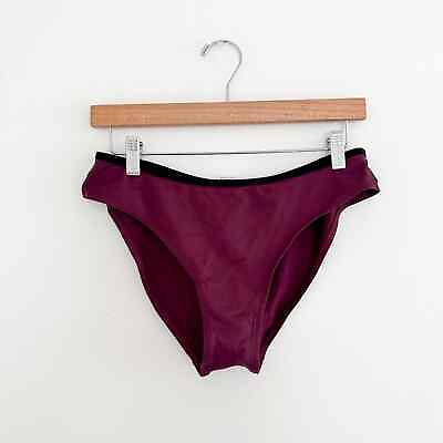 #ad Cheeky High Cut Bikini Swim Bottoms in Plum Purple $15.00