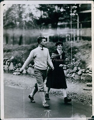 #ad #ad 1928 Harry Sheldon amp; Socialite Eleanora Sears On Lengthy Walk Sports Photo 8X10 $17.99
