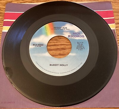 #ad Buddy Holly “Peggy Sue Everyday” 7quot; 45 rpm MCA 60004 $5.00