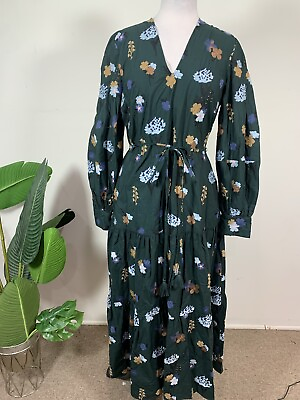 #ad PEARL BY LELA ROSE Floral Print Long DressSize 8 $99.99