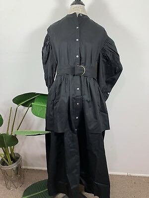#ad #ad Lovebinetti WOMENS Solid Black Maxi Dress Size S $79.99