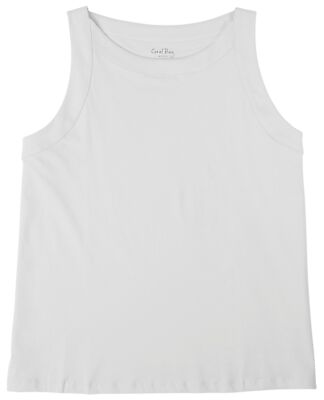 Coral Bay Womens Solid High Neck Everyday Tank Top $10.00