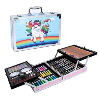 150pc Art Drawing Set Kit For Kids Childrens Teens Adults Supplies Paint Pencil $31.50