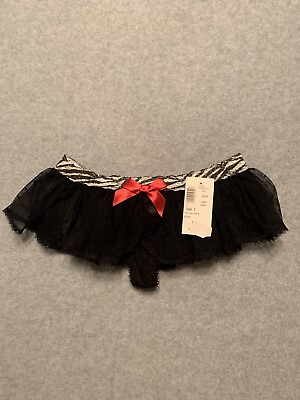 #ad Rene Rofe Women#x27;s Small Designer Black Panties NWT $11.99