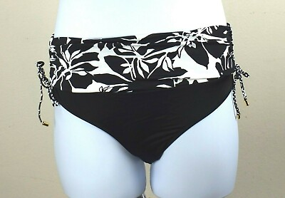 #ad NWT Swimsuits For All Multicolor Size 10 Bikini Bottom Ruched Adjustable Waist $33.28