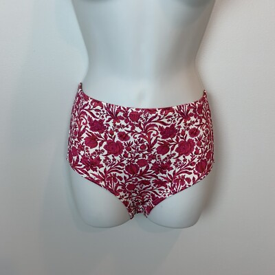 #ad J.Crew High Waisted Bikini Bottom Swim Liberty Floral Print Size XXS AF107 $35.00