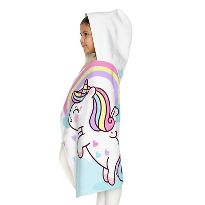Adorable Rainbow Unicorn Girls Towels Girls Beach Towel Girls Unicorn Towel $33.37