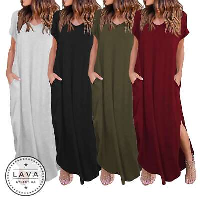#ad Women Ladies Maxi Dress Cocktail Party Evening Summer Beach Holiday Long Dress $14.00
