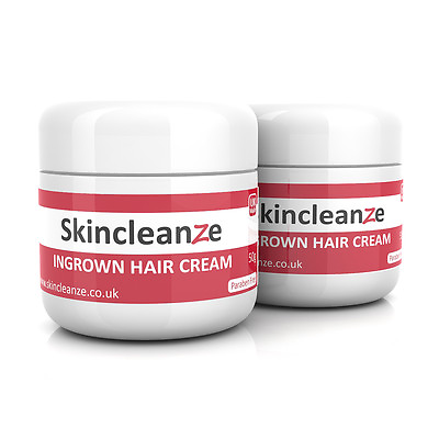 #ad Skincleanze Ingrown Hair Cream Treatment for Face Underarm Bikini Line Legs 50g GBP 18.99
