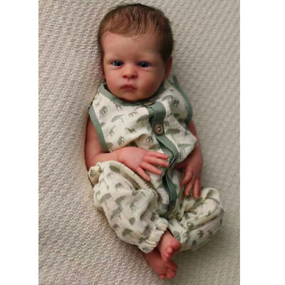Cute 21#x27;#x27; Reborn Doll Kits Unpainted Baby Mold Realistic Vinyl Oskar Newborn Toy $54.60