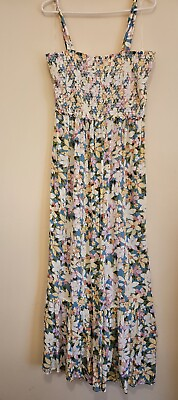 #ad Womens XL Maxi Lightweight Floral Design Dress. Purchased but never worn. $19.99