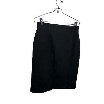 #ad Nordstrom Rack sz Medium womens pull on pencil skirt black career office $13.59