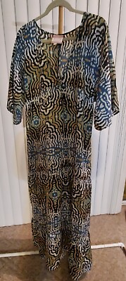 Romeo amp; Juliet Couture Maxi Summer Dress Size MEDIUM Loose fitted v neck NWOT $14.19