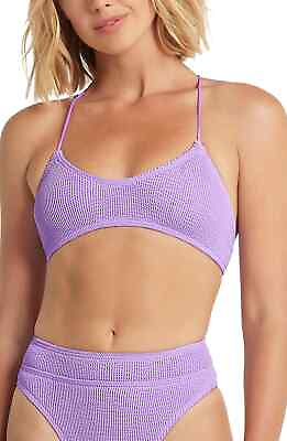 #ad BOUND by Bond Eye 285982 The Selena Bikini Top in Lavender One Size $118.84