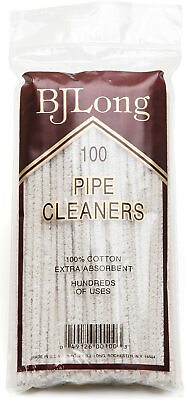 #ad 1 Pack of 100 BJ Long 6.5quot; Long Extra Super Absorbent Pipe Cleaners 1252 $8.95