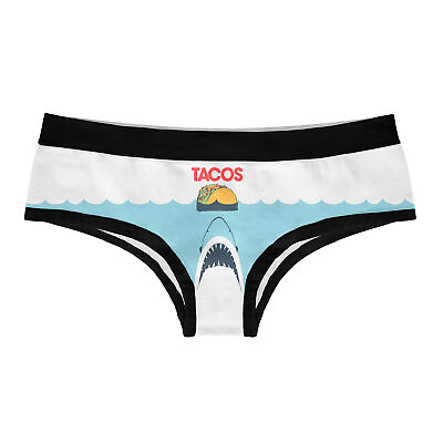 #ad Womens Taco Shark Panties Funny Bikini Brief Vacation Attack Cute Graphic $18.99