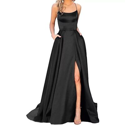 #ad 2022 New Blue Velvet Evening Dress One Shoulder Formal Party Dress Long Gown $73.90